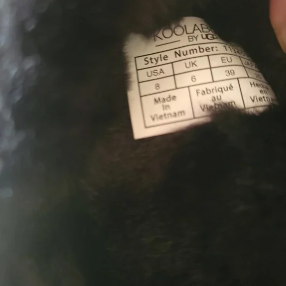 Koolaburra by UGG Fuzz'd Out Womens Slingback Sandals Black NWOT✨️sz 8 - Picture 8 of 13